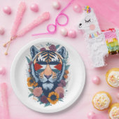 Palästinensischer Tiger - Palästina-FLAG - Geschen Pappteller (Party)