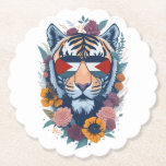 Palästinensischer Tiger - Palästina-FLAG Untersetzer<br><div class="desc">Palästinensischer Tiger - Palästinensische FLAG - Geschenk für Palästinenser mit Wurzeln aus Palästina Jerusalem</div>