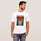 Palästinensischer vertikaler Flaggen-T - Shirt (Vorne ganz)