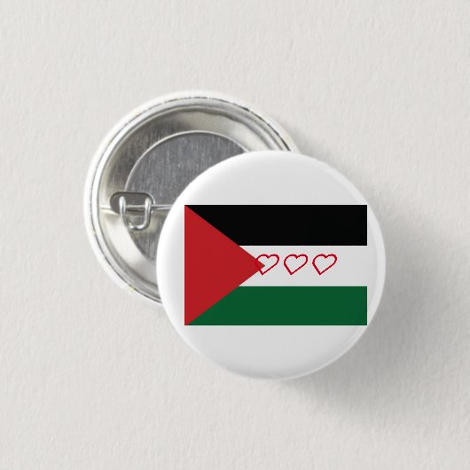 palästinensisches Abzeichen Button (Vorne & Hinten)