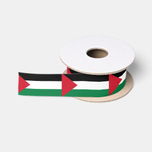 Palästinensisches Flaggenband Satinband