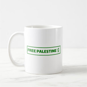 Palästinensisches Kfz-Kennzeichen - Freies Palästi Kaffeetasse