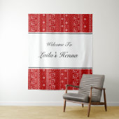 palästinensisches Muster Henna Fotobooth Hintergru Wandteppich (Beispiel)