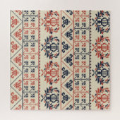 palästinensisches Stickereimotiv, nahtlose Muster Puzzle (Horizontal)