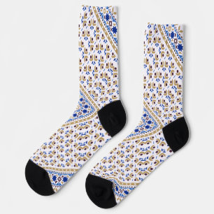 Palästinensisches Stickereimuster Gedrucktes Desig Socken