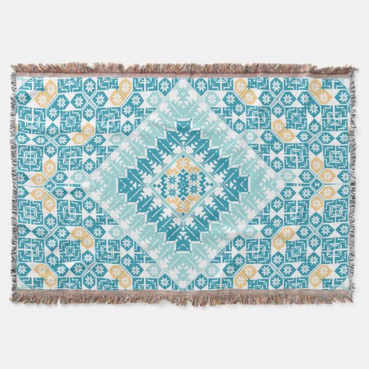 palästinensisches Stickmuster Decke (Vorderseite)