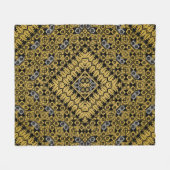 palästinensisches Stickmuster Fleecedecke (Vorderseite (Horizontal))