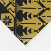 palästinensisches Stickmuster Fleecedecke (Ecke)