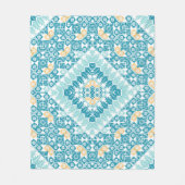 palästinensisches Stickmuster Fleecedecke (Vorderseite)