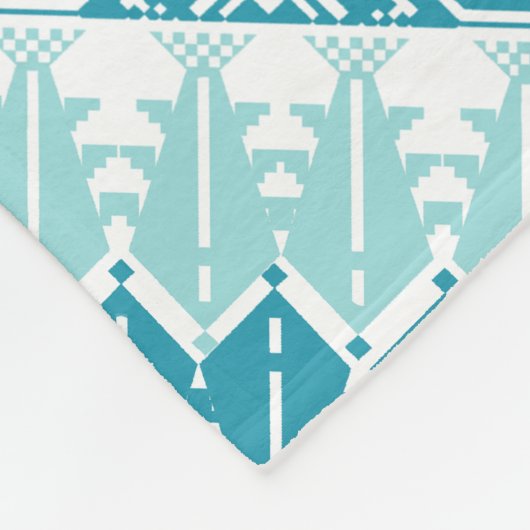 palästinensisches Stickmuster Fleecedecke (Ecke)