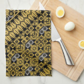 palästinensisches Stickmuster Geschirrtuch (Viertel Falte)