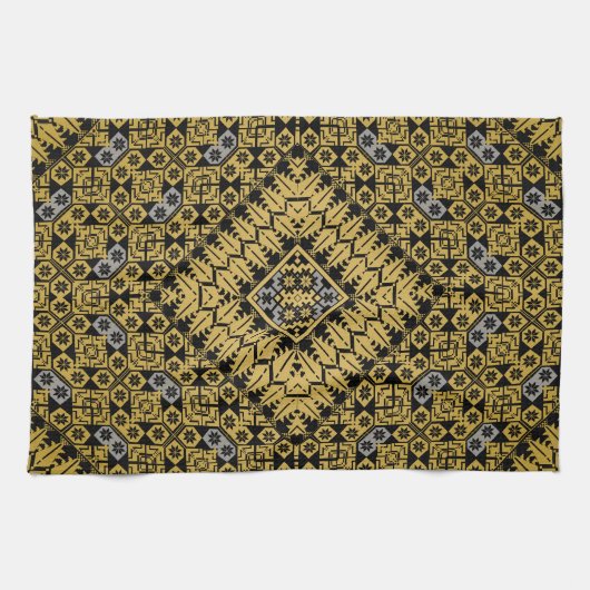 palästinensisches Stickmuster Geschirrtuch (Horizontal)