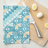 palästinensisches Stickmuster Geschirrtuch (Viertel Falte)