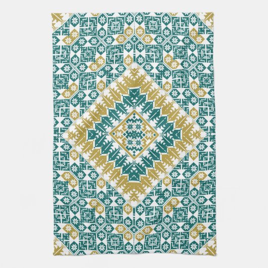 palästinensisches Stickmuster Geschirrtuch (Vertikal)