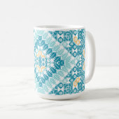 palästinensisches Stickmuster Kaffeetasse (VorderseiteRechts)