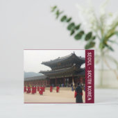 Palastseoul korea postkarte (Stehend Vorderseite)