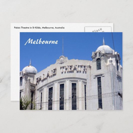 Palasttheater Postkarte (Vorne/Hinten)