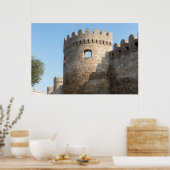 Palastturmauer, Aserbaidschan Poster (Küche)