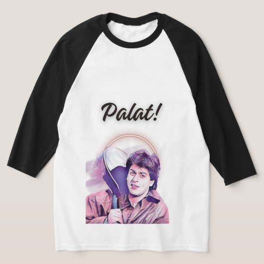 "Palat!- DDLJ Inspiriert Iconic Bollywood T-Shirt (Ablage )