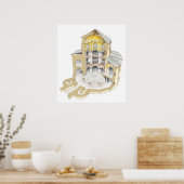 Palatenkapelle. Aachen. Deutschland Poster (Küche)