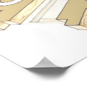 Palatenkapelle. Aachen. Deutschland Poster (Ecke)