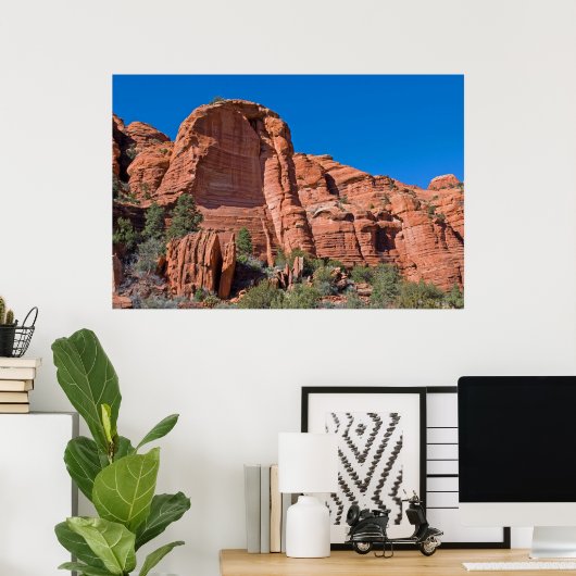 Palatki Red Rocks 3285 Poster (Heimbüro)