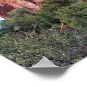 Palatki Red Rocks 3288 Poster (Ecke)