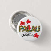Palau Christmas Button (Vorne & Hinten)