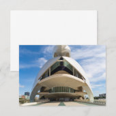 Palau de les Arts Reina Sofia, Valencia Einladung (Vorne/Hinten)