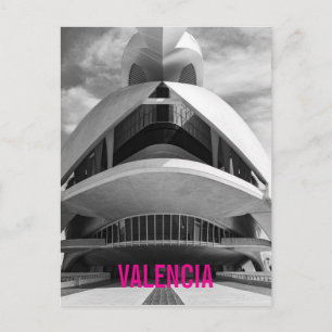 Palau de les Arts Reina Sofia, Valencia Feiertagspostkarte