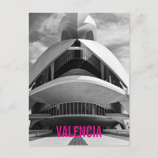 Palau de les Arts Reina Sofia, Valencia Postkarte (Vorderseite)
