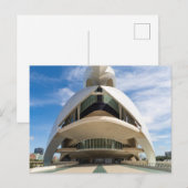 Palau de les Arts Reina Sofia, Valencia Postkarte (Vorne/Hinten)