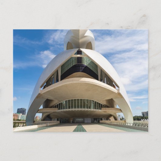 Palau de les Arts Reina Sofia, Valencia Postkarte (Vorderseite)