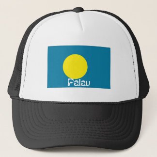 Palau Fahnenträger Maschendraht Souvenirhut Truckerkappe