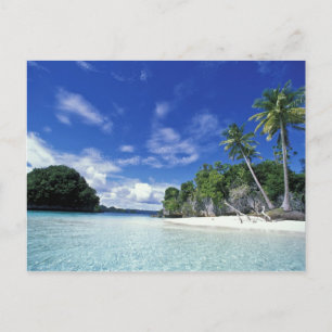 Palau, Felseninseln, Flitterwochen-Insel, Welt Postkarte
