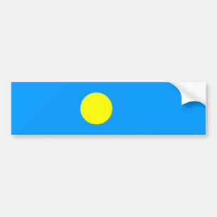 Palau Flag Autoaufkleber