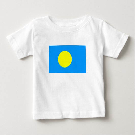 Palau Flag Baby T-shirt (Vorderseite)