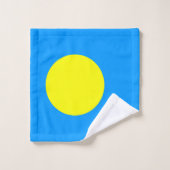 Palau Flag Badhandtuch Set (Waschlappen)