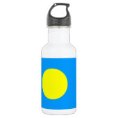 Palau Flag Edelstahlflasche (Vorderseite)