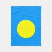 Palau Flag Fleecedecke (Vorderseite)