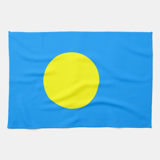 Palau Flag Geschirrtuch (Horizontal)