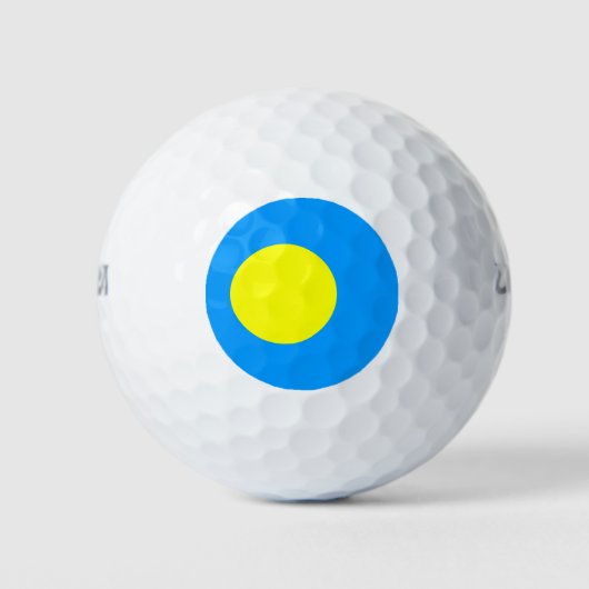 Palau Flag Golfball (Vorderseite)