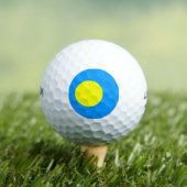 Palau Flag Golfball (Insitu T-Shirt)