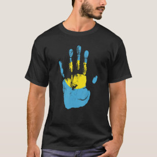 Palau Flag Hand Männer Frauen Kinder T-Shirt