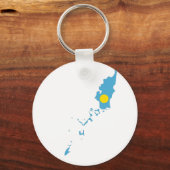 Palau-Flag-Karte Schlüsselanhänger (Vorderseite)