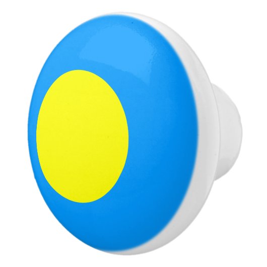 Palau Flag Keramikknauf (Rechts)