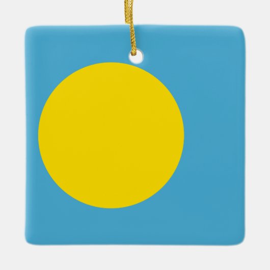 Palau Flag Keramikornament (Vorderseite)