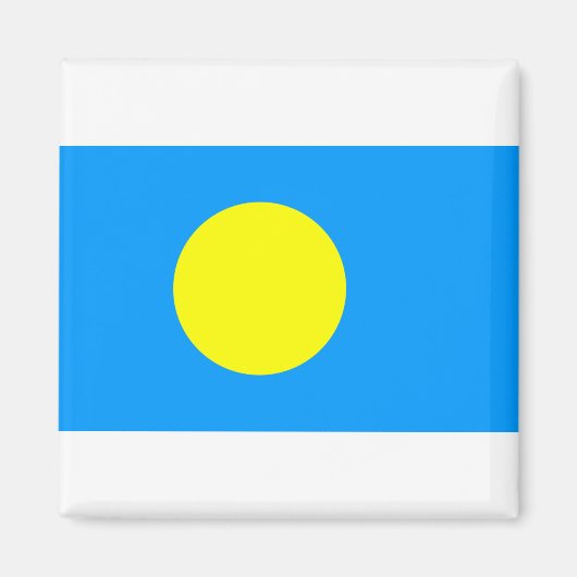 Palau Flag Magnet (Vorne)