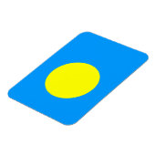 Palau Flag Magnet (Linke Seite)