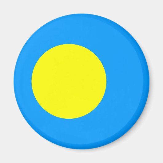 Palau Flag Magnet (Vorne)